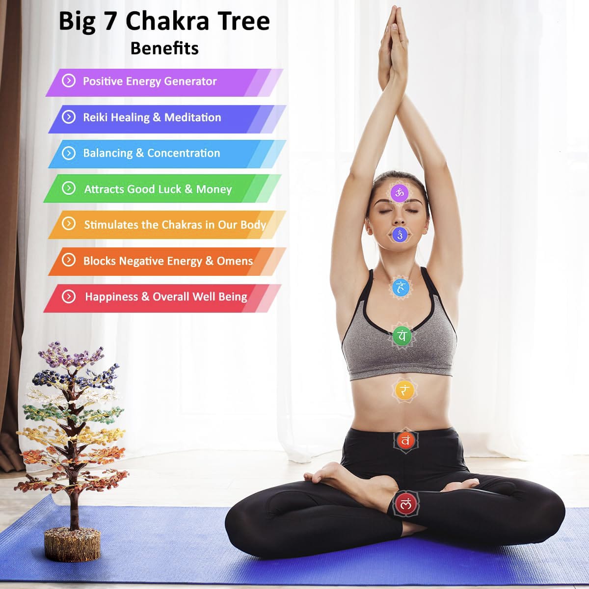 7 chakra vastu tree